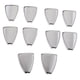 thumbnail image 1 of Eigraketly Gancho de garra de tambor de trampa de Metal de 10 piezas para accesorios de piezas de tambor Accesorios para instrumentos musicales Plata 10 piezas, 1 of 1