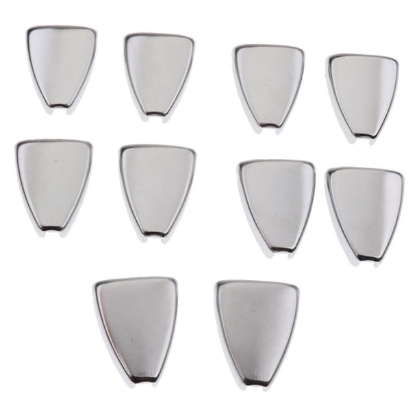 Eigraketly Gancho de garra de tambor de trampa de Metal de 10 piezas para accesorios de piezas de tambor Accesorios para instrumentos musicales Plata 10 piezas
