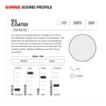 thumbnail image 3 of Drumhead Evans G1 revestido Tom Drumhead 15 cm, 3 of 6
