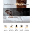thumbnail image 5 of Brown Marble Blackout Curtains 39 Inches Long for Bedroom, Ombre Abstract Striped Mottled Aesthetic Thermal Insulated Room Darkening Black Out Window Curtain Panels Grommet Drapes for Living Room, 5 of 8