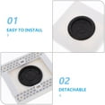 thumbnail image 3 of BESTYASH Black Light Switch Cover White PC Blank Panel 1Pcs Business Owners, 3 of 8
