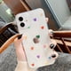 thumbnail image 1 of Funda de teléfono suave transparente con bonito corazón de amor para iPhone 11 12 13 14 Pro Max Color caramelo transparente para iPhone 7 8 Plus X XS XR SE 2020 Tan Jianjun unisex, 1 of 2