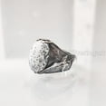 thumbnail image 2 of Dendritic Opal Mans Ring, Natural Dendrite Opal Ring, Eagle, Silver Jewelry, 925 Silver Ring, Birthday Gift, Heavy Mens Ring, Arabic Design, Ottoman Style Ring, Christmas, Turkey Mens Signet Ring, 2 of 8