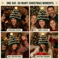 thumbnail image 6 of Beginner-Friendly Light-Up Christmas Tree Crochet Hat DIY Kit, Holiday Crochet Craft Kit with Festive Decorations for Christmas Party and Seasonal Home Display, 6 of 6