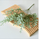 thumbnail image 1 of Xiao Hua 3 piezas de hojas de eucalipto, flores artificiales, flores falsas, flores artificiales para decoración de bodas, azul, 1 of 5