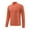 Orange, variant on cfhntfmh Men's Running Shirts Long Sleeve Athletic Shirt Lightweight Quick Dry Quarter Zip Pullover Workout Gym Clothes