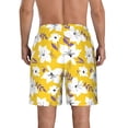 thumbnail image 3 of Naloa Lilies Flowers Men's Beach Shorts, Surfing shorts, Swim trunks, Quick Dry Swim Trunks for Surfing Beach Fun - 3X-Large, 3 of 9