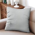 thumbnail image 4 of Pack of 2 Modern Farmhouse Throw Pillow Covers in Striking Grey and Beige Patchwork, 16x16inches, 4 of 7
