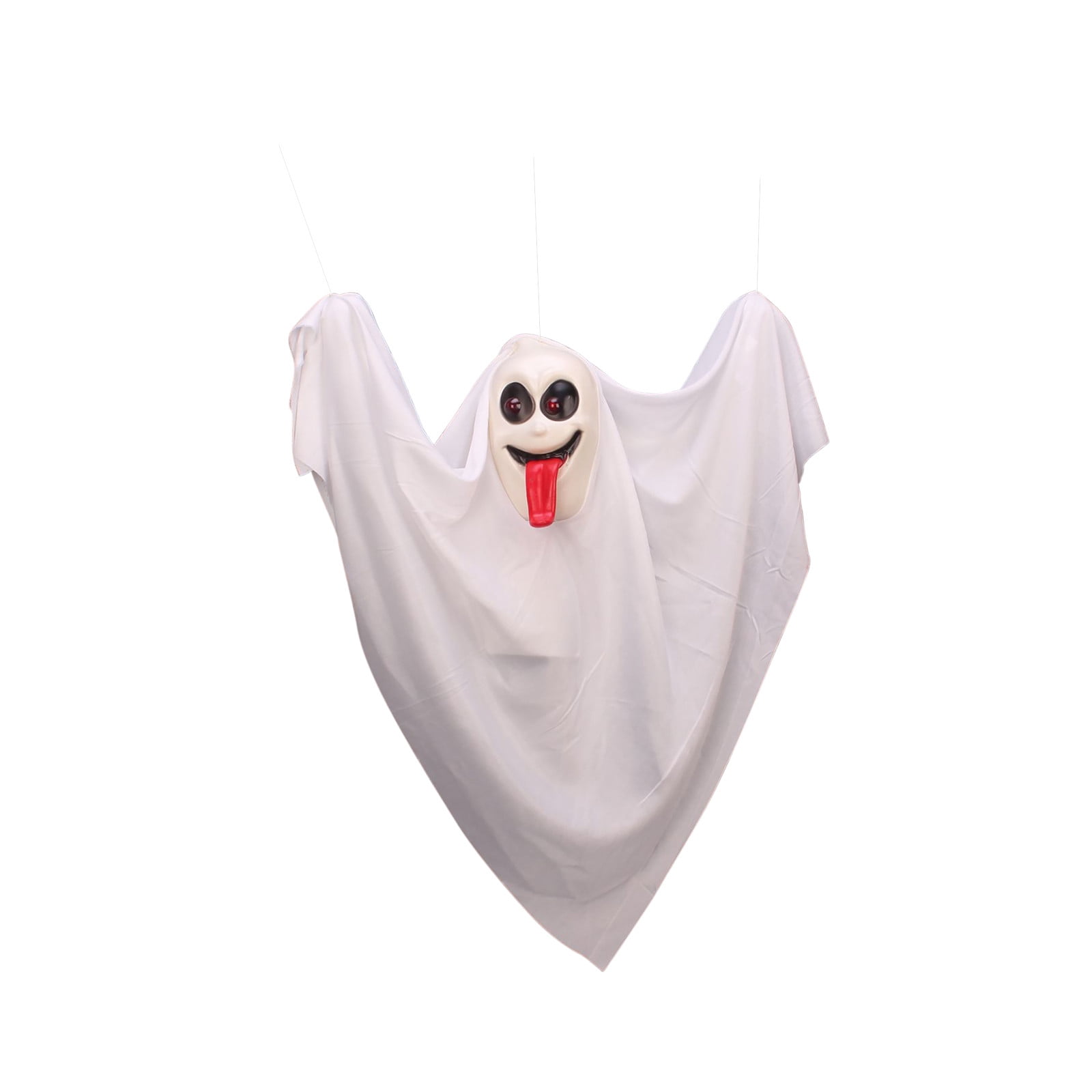 Mini Halloween Hanging Ghost, Voice Control Hanging Ghost with LED