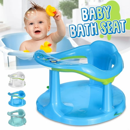 Newborn Infant Baby Bath Seat Tub Chair Anti-slip Bathtub Bathing Shower Chair Safety Support Tub Ring For 0~3 years