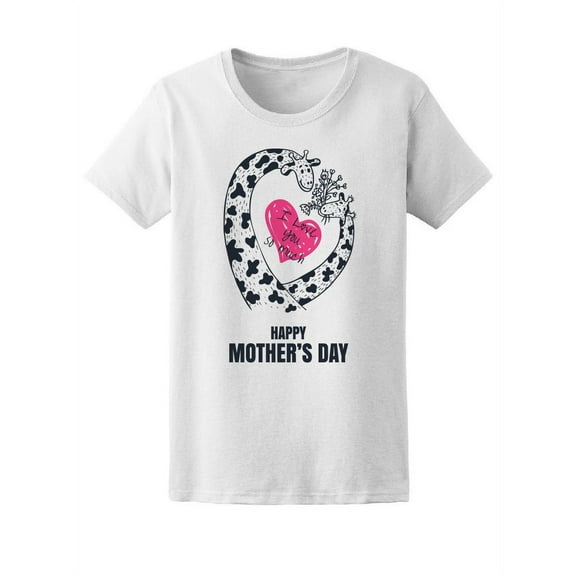Mothers Day Giraffe T-Shirt Women -Image by Shutterstock, Female x-Large