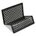 thumbnail image 3 of Urban Collection Punched Metal Business Card Holder, Holds 50 2 X 3.5 Cards, Perforated Steel, Black | Bundle of 5 Each, 3 of 5