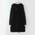 thumbnail image 7 of Sngxgn Girl's Long Sleeve Neck Dress Casual Flared Dresses(Black,140), 7 of 7
