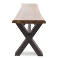 thumbnail image 6 of Sandy Outdoor Acacia Wood Dining Bench, Teak Finish, 6 of 7