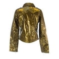 thumbnail image 2 of Custo Barcelona Women's Perfecto Gold Jacket 6 Gold, 2 of 2