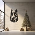 thumbnail image 4 of LaModaHome French Bulldog Metal Wall Art, Modern Pet Decor, English Dog Sculpture, Unique Canine Home Accent, Animal Lovers Gift Idea, Dog Themed GiftHome Decoration Gift -19.7"x31.5"/50x80cm, 4 of 5
