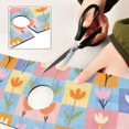 thumbnail image 6 of Yayeee Faucet Mat for Kitchen Sink 14.7" Diatomite Long Splash Guard Pad, Blue Flowers, 6 of 7