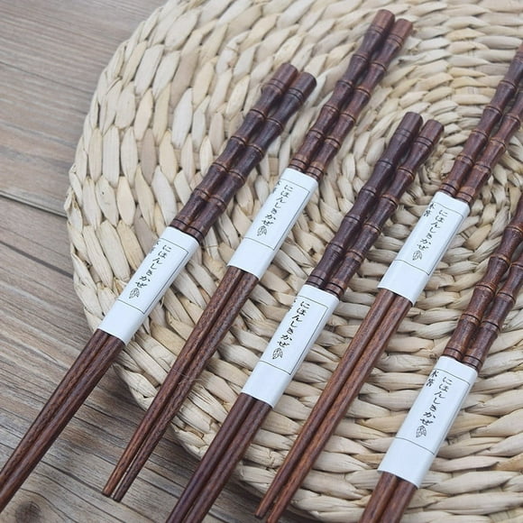 Discount Qaailabf Natural Handmade Wood Chopsticks Gift Tableware Chopsticks