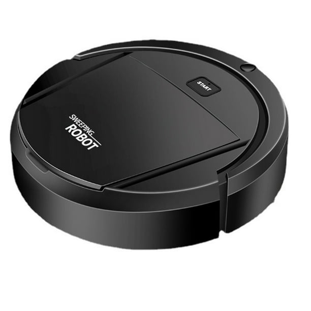 SOONHUA Robot Vacuum Cleaner Robotic Vacuum Cleaner with Strong Suction for Home Office, Black