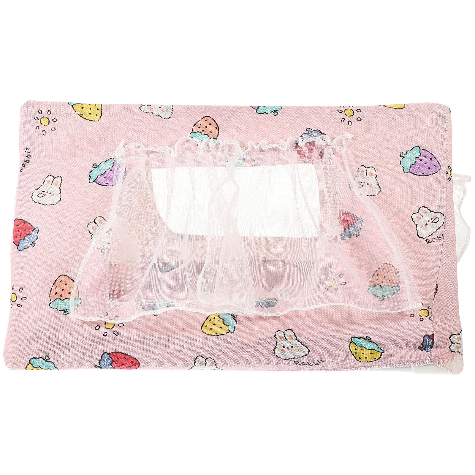 OATIPHO Pink Wear Resistant Cloth Pet Rabbit Tent Durable Decorative Hamster Hideout