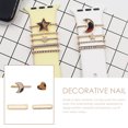 thumbnail image 2 of Shisuyan 4 Pcs Watchband Charms Watch Strap Rings Loops Smartwatch Strap Ring Decors, 2 of 8