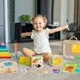thumbnail image 3 of TOOKYLAND Early Learning Toy Bundle - 6 in 1 Box Educational Montessori Play Set; Wooden Toddler Toys for 3 Year Old +, 3 of 9