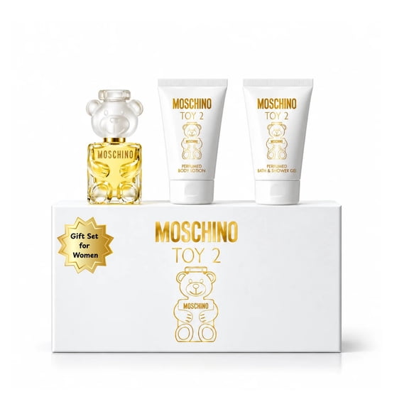 Moschino Toy 2 3 pc mini perfume gift set 0.17 oz EDP 0.8 lotion 0.8 gel NIB