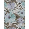 thumbnail image 2 of Addison Rugs Chantille Indoor/Outdoor Transitional Floral Taupe Washable Rectangle Rug, 10' x 14', 2 of 6