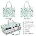 thumbnail image 2 of Large Capacity Tote Bag,Green Christmas Tree Pattern Handbag Fashion Luxury Tote Bag,15.7"x13"x 5.1" Inches,Laptop Compatible, 2 of 6