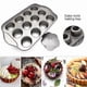 thumbnail image 1 of 12 Mini Cake Tray Cheesecake Cup Non Stick Muffin Cupcake Baking Tin Pan, 1 of 2