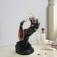 thumbnail image 4 of Soporte para anillos y joyas con forma de mano de esqueleto Yyuenw, artesanías de resina para Halloween, manos de pánico, decoración para fiestas y el hogar., 4 of 5