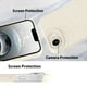 thumbnail image 4 of Funda de teléfono MZELQ para iPhone 16E Silicone Wave Ripple White, 4 of 6