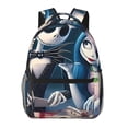 thumbnail image 1 of Goofa The Nightmare Before Christmas Pattern Casual Backpack for School & Travel – Lightweight Ergonomic Backpack with Laptop Compartment, Multiple Pockets-One Size, 1 of 5