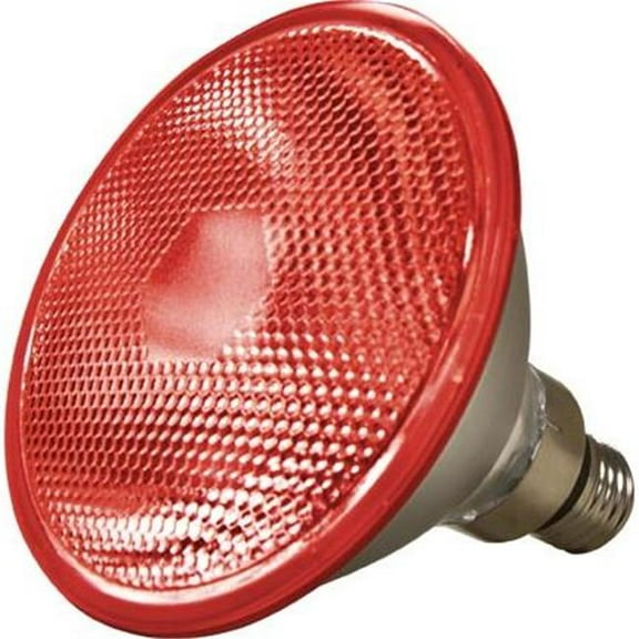 Dabmar Lighting DL-PAR38-100MH-R PAR38 Type Medium Base 100 watt MH Red 120 V Lamp