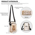 thumbnail image 6 of HELLHERO Strawberry Clover Pattern 4.33x1.97x7.09 Crossbody Sling Bag Polyester for Unisex, 6 of 7