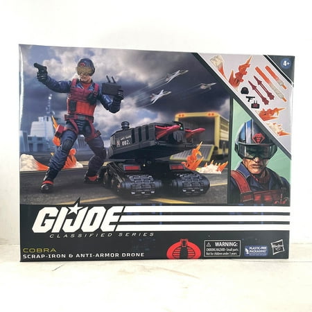G.I GI Joe Classified Series Cobra Scrap-Iron Anti-Armor Drone 6" Action Figure