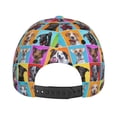 thumbnail image 6 of Daiia Cute Dogs Collage print Baseball Cap Men Women Golf Dad Hat Adjustable Original Classic Low Profile Hat Unconstructed Plain Cap, 6 of 9