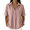 #251Light pink, variant on Womens Cotton Linen Tops Summer Shirts Button Down V Neck Half Sleeve Shirts