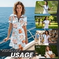 thumbnail image 6 of Psesaysky Axolotl Capybara Tennis Dress for Women Zipper Collared Golf Athletic Dresses Sleeveless with Inner Shorts&Pockets Sun Protection Workout Sport Sundress, 6 of 7