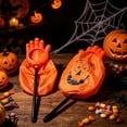 thumbnail image 7 of Halloween Candy Bag with Handle – Spacious Trick - or - Treat Storage, Festive Party Prop & Decoration, Comfortable Grip, Multi - Use Halloween Costume Accessory,Orange A, 7 of 7