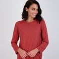 thumbnail image 4 of Real Essentials 2 Pack: Women’s Pajama Set Super-Soft Short & Long Sleeve Top With Pants (Available In Plus Size), 4 of 5