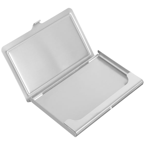 UNOMOR Stainless Steel Business Card Case for Men and Women 1Pcs with Elegant Design