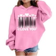 thumbnail image 4 of TaTaai Valentines Sweatshirt Women Gnomes Shirts Love Heart Sweater Crewneck Long Sleeve Pullover Tops Gift, 4 of 8