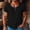 Black, variant on OGLCCG Men's Cotton Linen T-Shirt Short Sleeves Crew Neck Plain Raw Edge Vacation Tees for Men Casual Summer Beach Tops,L,White