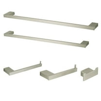 Kingston Brass BAHK6312478SN Metzinger 5-Piece Bathroom Accessory Set, Brushed Nickel