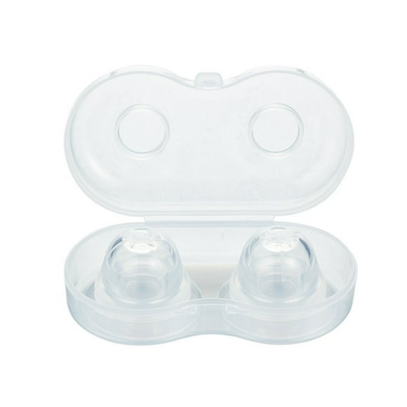 Alician 1 Pair Silicone Nipple Corrector Nipple Clip for Flat Inverted Nipples Braces Niplette Correction Clamps