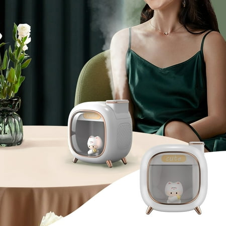 

New Cute Baby Styling Winter Clearance Cute Mini USB Home Desktop Bedroom Humidifier Winter Gifts Gift Dual Spout Design Bedroom Home Office Small Purification Big Spray Mini Humidifier.