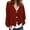 Red, variant on Vedolay Women's Tops Womens Autumn Coats Solid Color Long Sleeve Casual Jacket Outerwear,Purple L