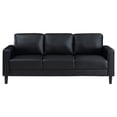 thumbnail image 4 of Ruth 3-piece Upholstered Track Arm Sofa Set Black, 4 of 18