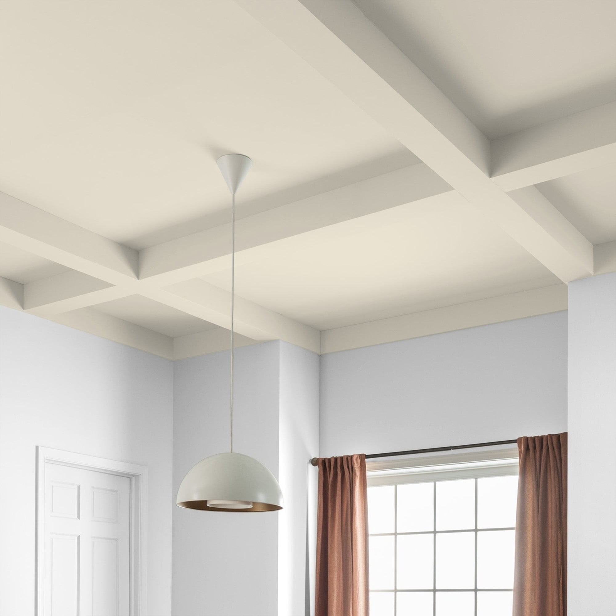 Glidden High Endurance Plus Antique White Ultra Flat Interior Ceiling Paint and Primer, 1 Gallon